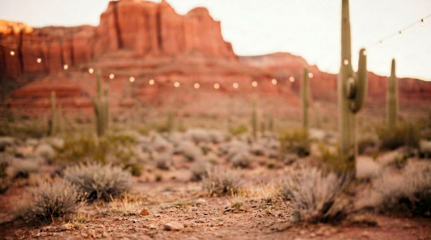 Arizona desert wedding venue